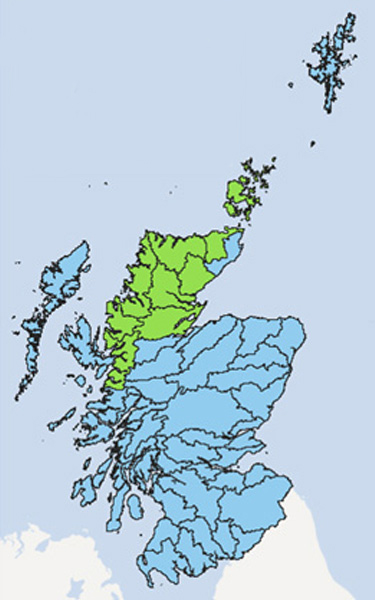 Map of Scotland